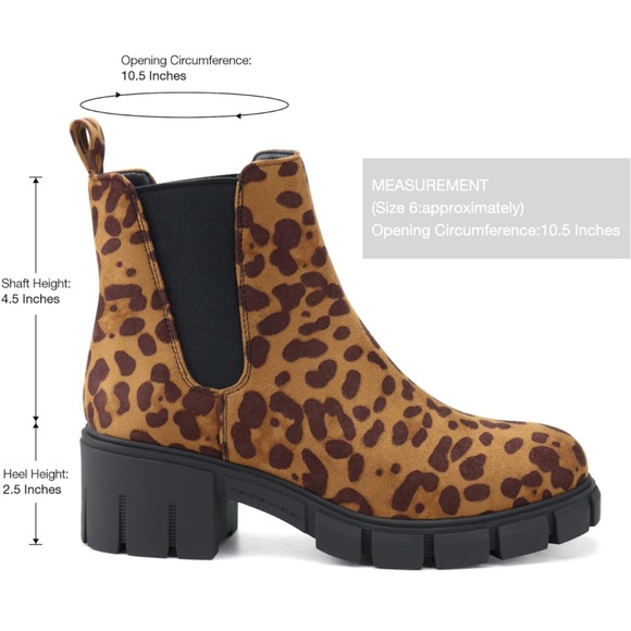 NWT Women Platform Ankle Boots - Picture 3 of 3